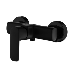 Aloni Force Mat Zwart Aloni Douchemengkraan - Kraan