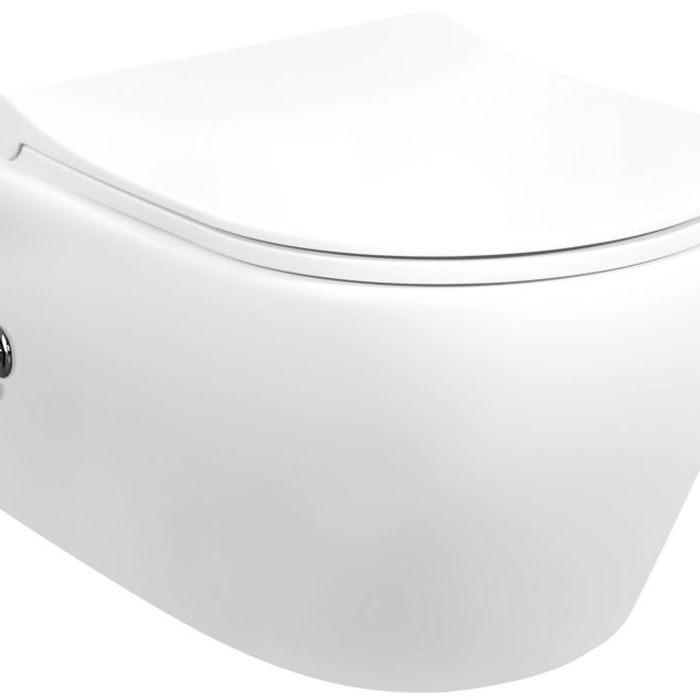 Rimoff Ophang Wc Wit Met Hendel Warm/Koud Water