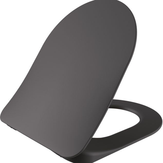 Wc-zitting Mat Duroplast, Inox Scharnieren, Softclose