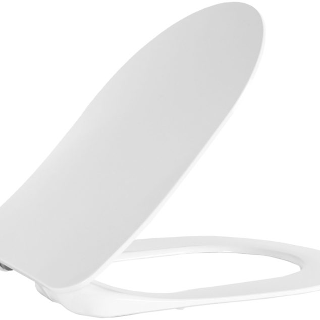 Wc-zitting Mat Duroplast, Inox Scharnieren, Softclose