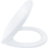 Slim Elegance Wc-zitting Duroplast Wit, Quick Release, Inox Scharnieren, Softclose