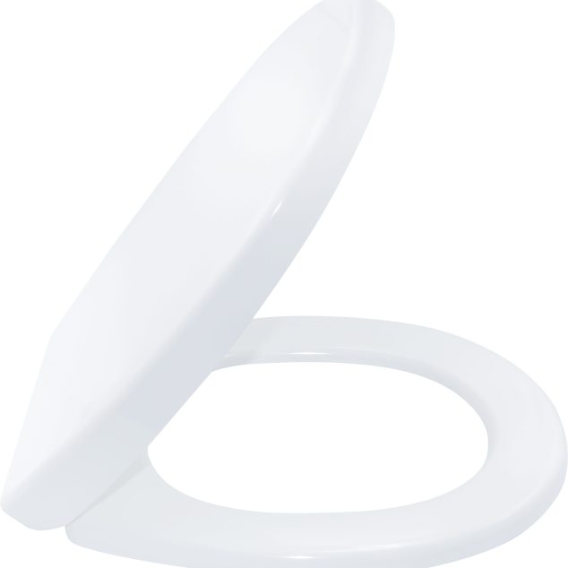 Slim Elegance Wc-zitting Duroplast Wit, Quick Release, Inox Scharnieren, Softclose