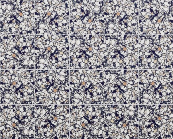 Multicolor FR8 Nero MA Wandtegels 20x20cm 2777