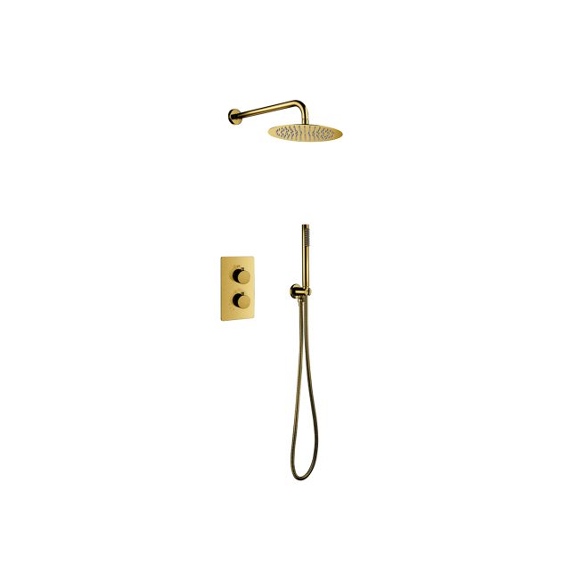 Inbouw Regendouche Set Thermostatische Met Handdouche En Wanduitloop