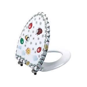 Wc-zitting Duroplast Kids Inox Scharnieren