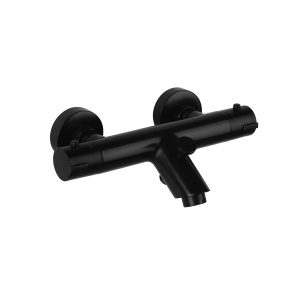 Thermostatische Bad/douchekraan Mat Zwart