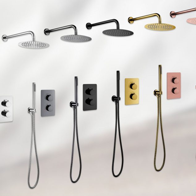 Inbouw Regendouche Set Thermostatische Met Handdouche En Wanduitloop