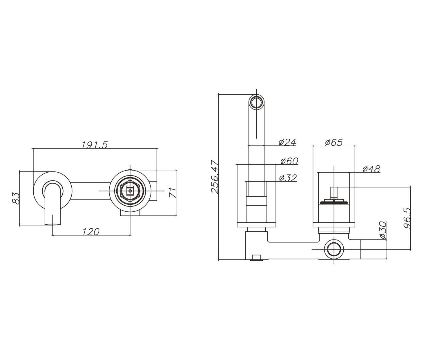 Inbouw Wastafelkraan