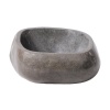 Waskom Van natuurlijke Riviersteen Zwart 30cm x 35 cm x 15cm x15cm