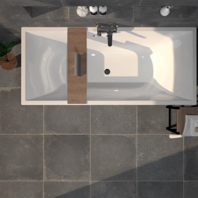 Mat Zwart Vloertegels Vlt 60x60 cm DKD1639 (13347)